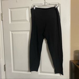 Aerie Offline Real Me Black Leggings Yoga Workout Stretchy SHORT LENGTH